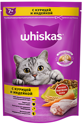 Питание Whiskas®  для кошек старше 7 лет
